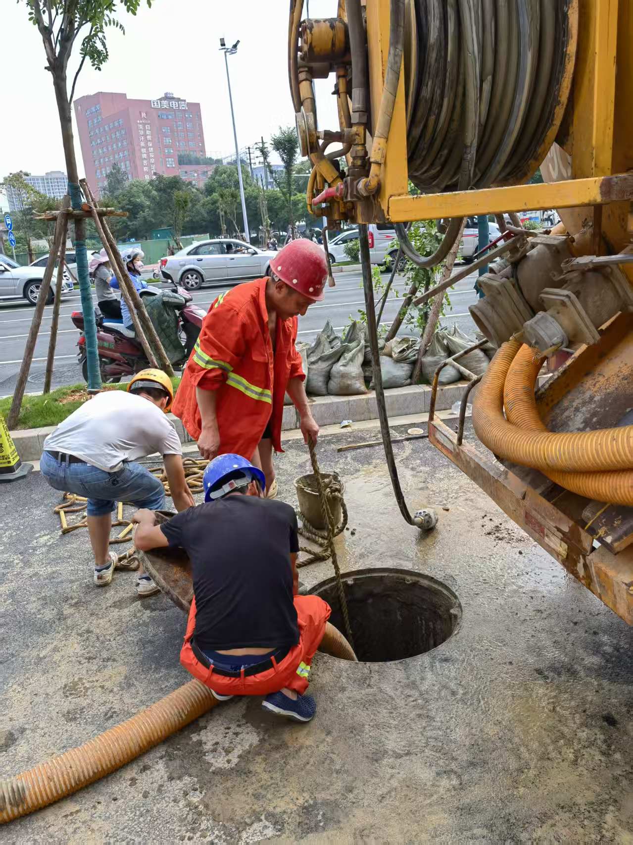 黄陂区市政管道清淤管道工程案例